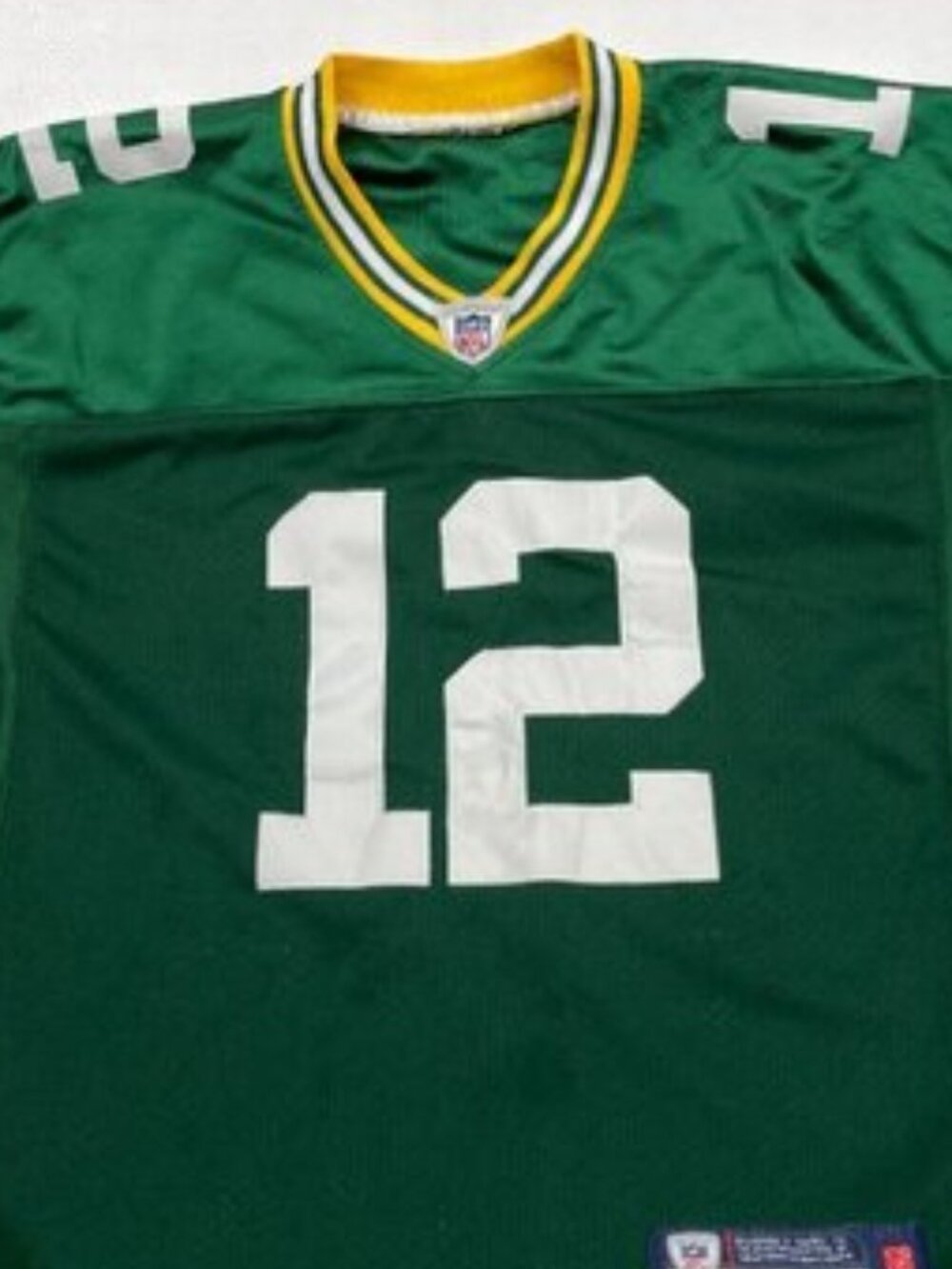 Reebok NFL Green Bay Packers Aaron Rodgers Stitched logo NFL Football Jersey 48